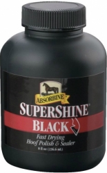 Absorbine SuperShine Black Hoof Polish 237ml