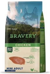Bravery Grain Free Dog Adult  Mini Chicken 2kg