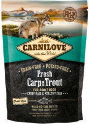 CarniLove Grain Free Dog Adult Fresh Carp & Trout  1,5kg