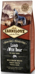 CarniLove Grain Free Dog Adult Lamb & Wild Boar 12kg