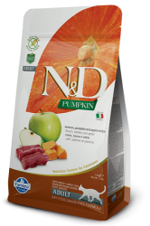 N&D Grain Free Cat Venison, Pumpkin and Apple 1,5kg
