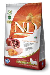 N&D Grain Free Pumpkin Dog Adult Mini Breed Chicken & Pomegranate 800g