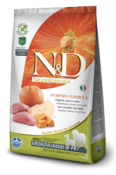 N&D Grain Free Pumpkin Dog Adult Medium & Maxi Breed Boar & Apple 2,5kg
