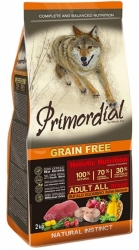 Primordial Grain Free Dog Adult Buffalo & Mackerel 12kg