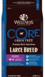 Wellness CORE Grain Free Dog Puppy Large Breed Turkey with Chicken Recipe 10kg