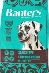 Banters Sensitive Dog Adult Salmon & Potato 15kg