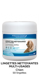 Francodex Lingettes Nettoyantes Multi Usages 50ks