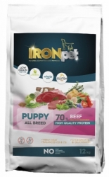 IRONpet Dog Puppy Beef & Rice 12kg