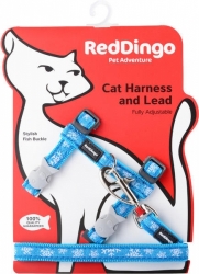 Red Dingo Cat Postroj s vodítkem Snowflake