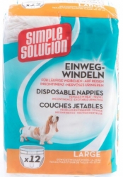 Simple Solution Disposable Nappies 12ks L 
