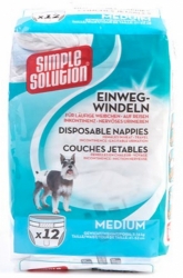 Simple Solution Disposable Nappies 12ks  M
