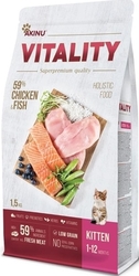 Akinu Vitality Cat Kitten Chicken & Fish 1,5kg