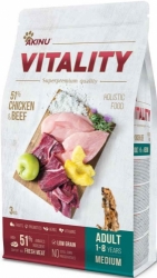 Akinu Vitality Dog Adult Medium Chicken & Beef  3kg