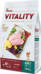 Akinu Vitality Dog Adult Small Chicken & Liver 3kg