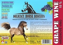 Apetit Delicacy Horse Biscuits Grape Wine