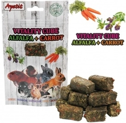 Apetit Vitality Cube Alfalfa with Carrot 150g