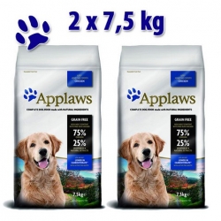 APPLAWS Grain Free Adult Lite All Breed Chicken 2x7,5kg