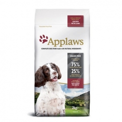 APPLAWS Grain Free Adult Small & Medium Breed Chicken&Lamb 2kg