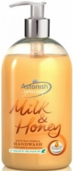 Astonish Antibakteriální mýdlo Milk & Honey 500ml