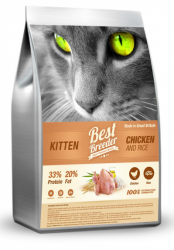 Best Breeder Cat Kitten Chicken and Rice  300g