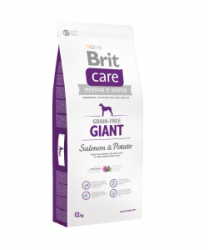 BRIT CARE Grain Free Dog Adult Giant Salmon&Potato 1kg 