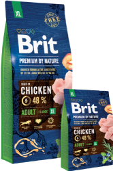 Brit Premium by Nature Dog Adult XL Breed  3kg