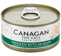 Canagan Cat Grain Free Chicken with Seabass 75g