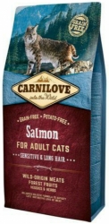 CarniLove Grain Free Cat Adult Salmon Sensitive & Long Hair 2kg