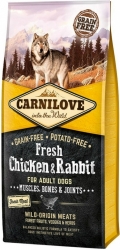 CarniLove Grain Free Dog Adult Fresh Chicken & Rabbit 12kg