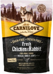 CarniLove Grain Free Dog Adult Fresh Chicken & Rabbit  1,5kg