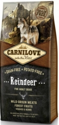 CarniLove Grain Free Dog Adult Reindeer 12kg