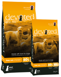 Devoted Grain Free Dog FREE RUN CHICKEN  2kg 