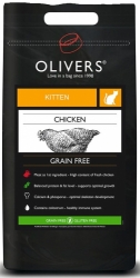 Olivers Grain Free Cat Kitten 4kg