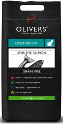 Olivers Grain Free Cat Adult & Senior Sensitive 4kg 