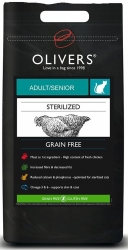 Olivers Grain Free Cat Adult & Senior Sterilized 4kg 