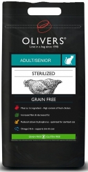 Olivers Grain Free Cat Adult & Senior Sterilized 8kg