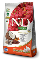 N&D Grain Free Quinoa Dog Skin & Coat Herring 2,5kg