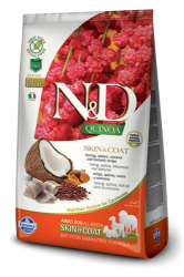N&D Grain Free Quinoa Dog Skin & Coat Herring  800g