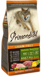 Primordial Grain Free Dog Adult Deer & Turkey 12kg