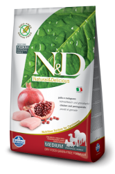 N&D Grain Free Dog Adult Medium Breed Chicken & Pomegranate 2,5kg