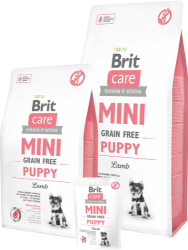 Brit Care Grain Free Dog Mini Puppy Lamb  400g