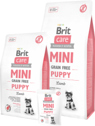 Brit Care Grain Free Dog Mini Puppy Lamb 400g