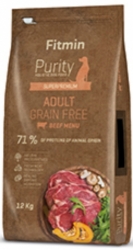 Fitmin Dog Purity Grain Free Adult Beef 12kg