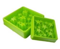 Eat Slow Zpomalovací miska Star Green 30cm