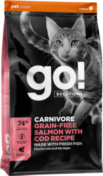 Petcurean Go! Solution Carnivore Cat Salmon & Cod 7,26kg