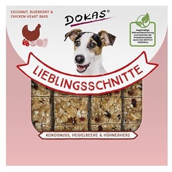 Dokas Fit tyčinky kokos, borůvky a kuřecí srdce 10 x 80g