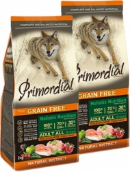 Primordial Grain Free Dog Adult Chicken & Salmon 2x12kg