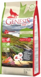 Genesis Pure Canada Grain Free Dog Puppy Green Highland  2,268kg