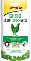 GimCat Superfood Dental Duo-Snacks mit Hühnchengesmack & Petersilie 40g