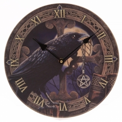 Hodiny nástěnné Lisa Parker Mystic Raven 34cm